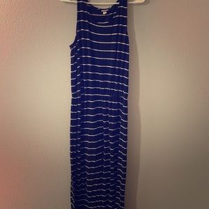 Black and white striped Dress